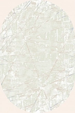 Ковер серый из Турции Elegance 4945B D.Grey-D.Grey Овал