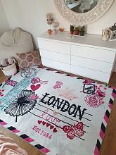 Ковер розовый в спальню Creative LONDON