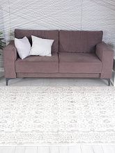 Ковер серый LILY 5258B S.WHITE / P.CREAM