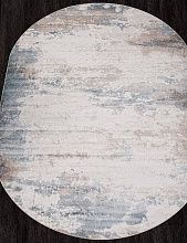 Пушистый ковер NATUREL D994 BEIGE-BLUE Овал