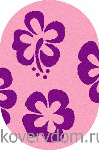 Ковер COMFORT SHAGGY 2 s605 PINK-PURPLE Овал