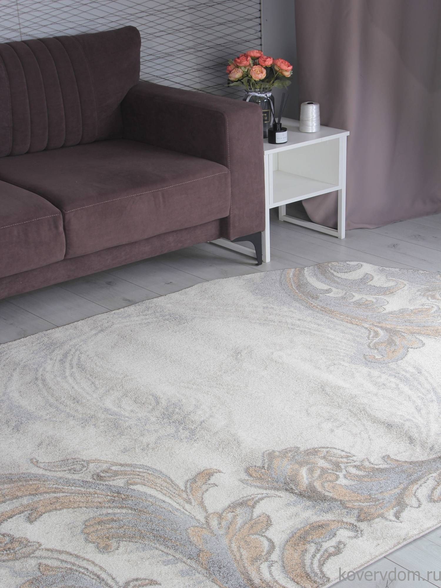 Ковер TORNADO D754 BEIGE 2 Овал