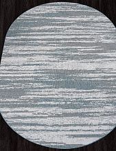 Ковер-циновка KAIR S143 BLUE Овал