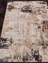 Пушистый ковер QUANTUM 03002B BROWN / BROWN