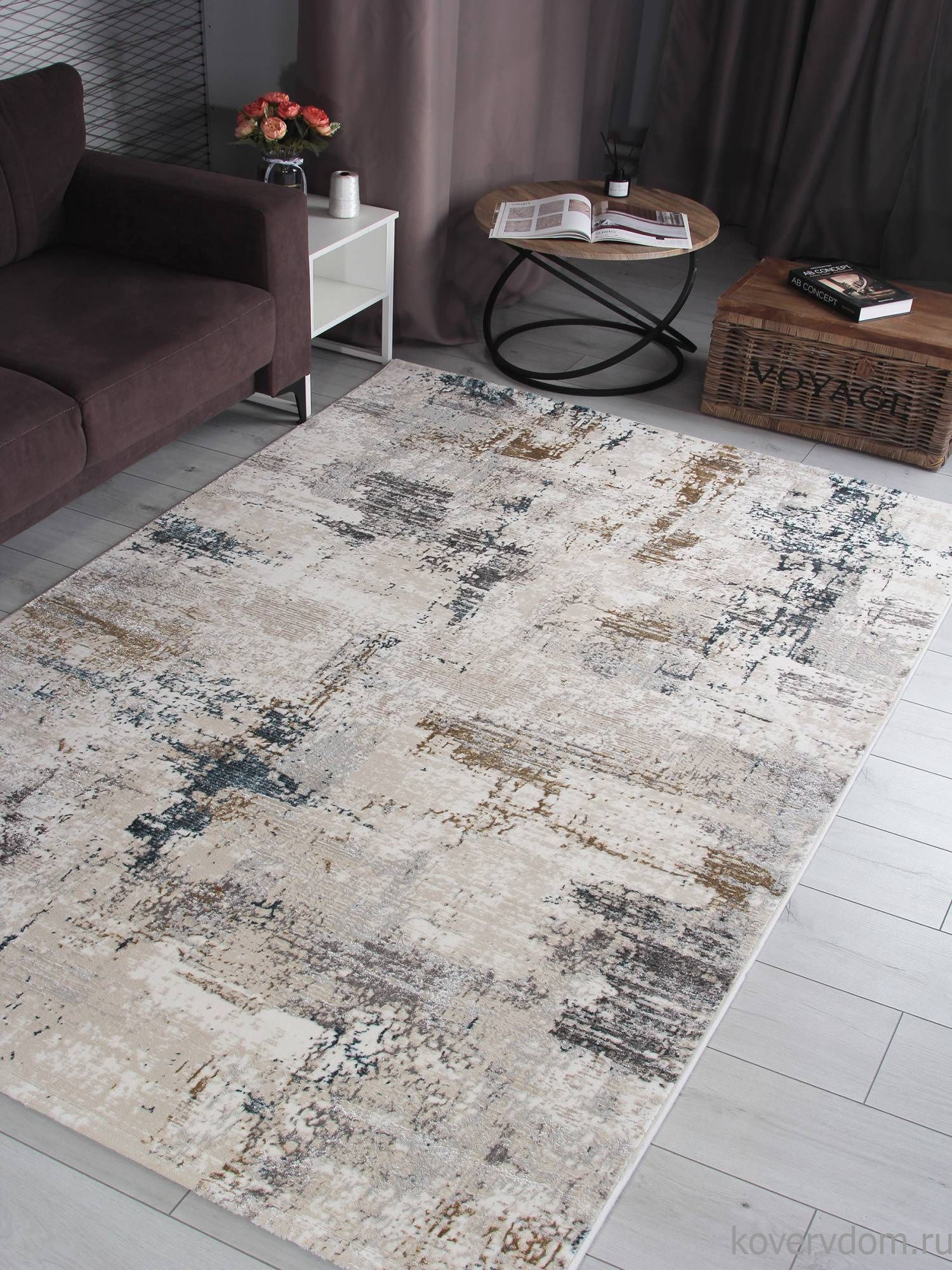 Ковер LILY 9320B S.WHITE / P.CREAM