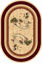 Ковер VALENCIA D100 CREAM-RED Овал