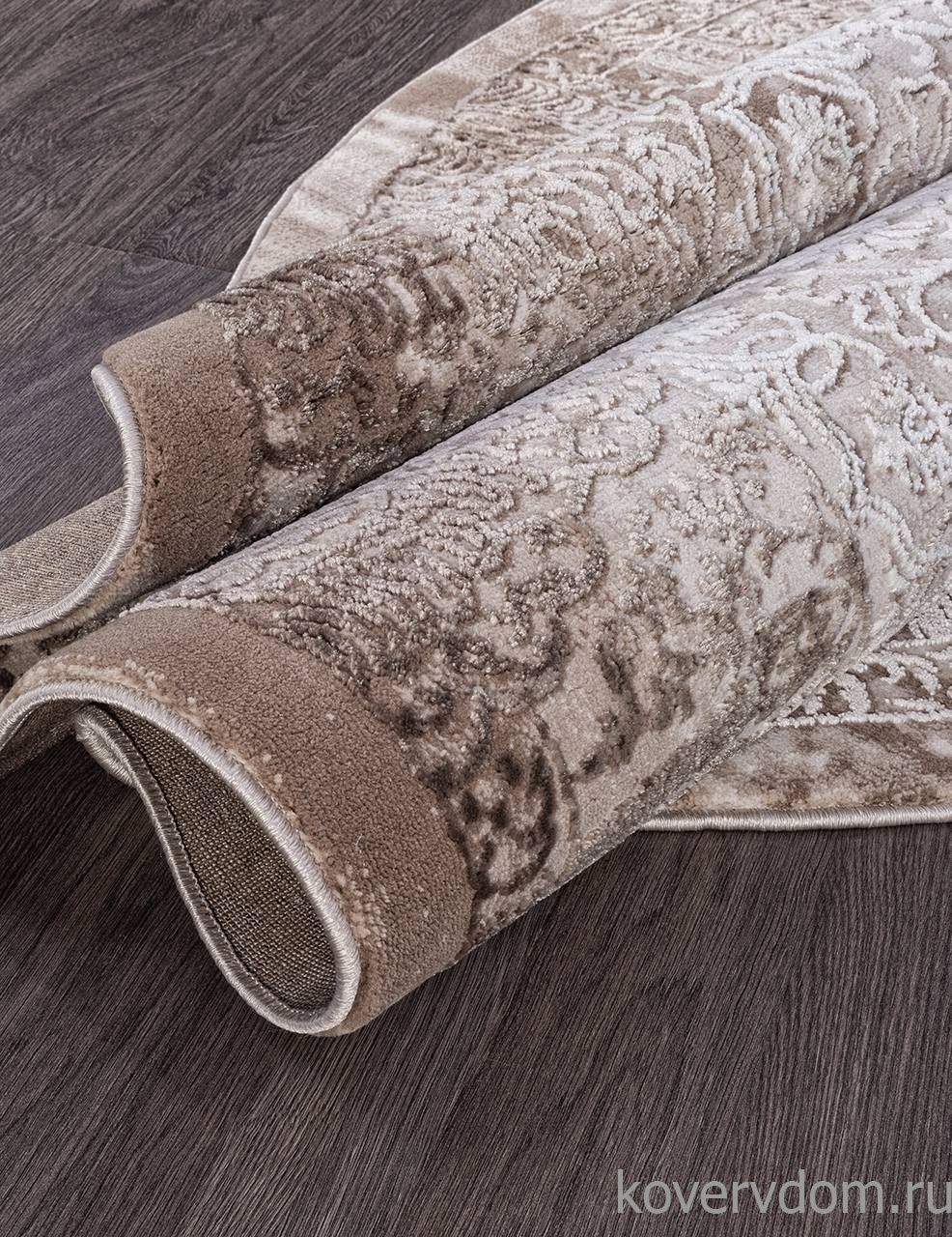 Ковер ARMINA 03878B BROWN / BROWN Круг