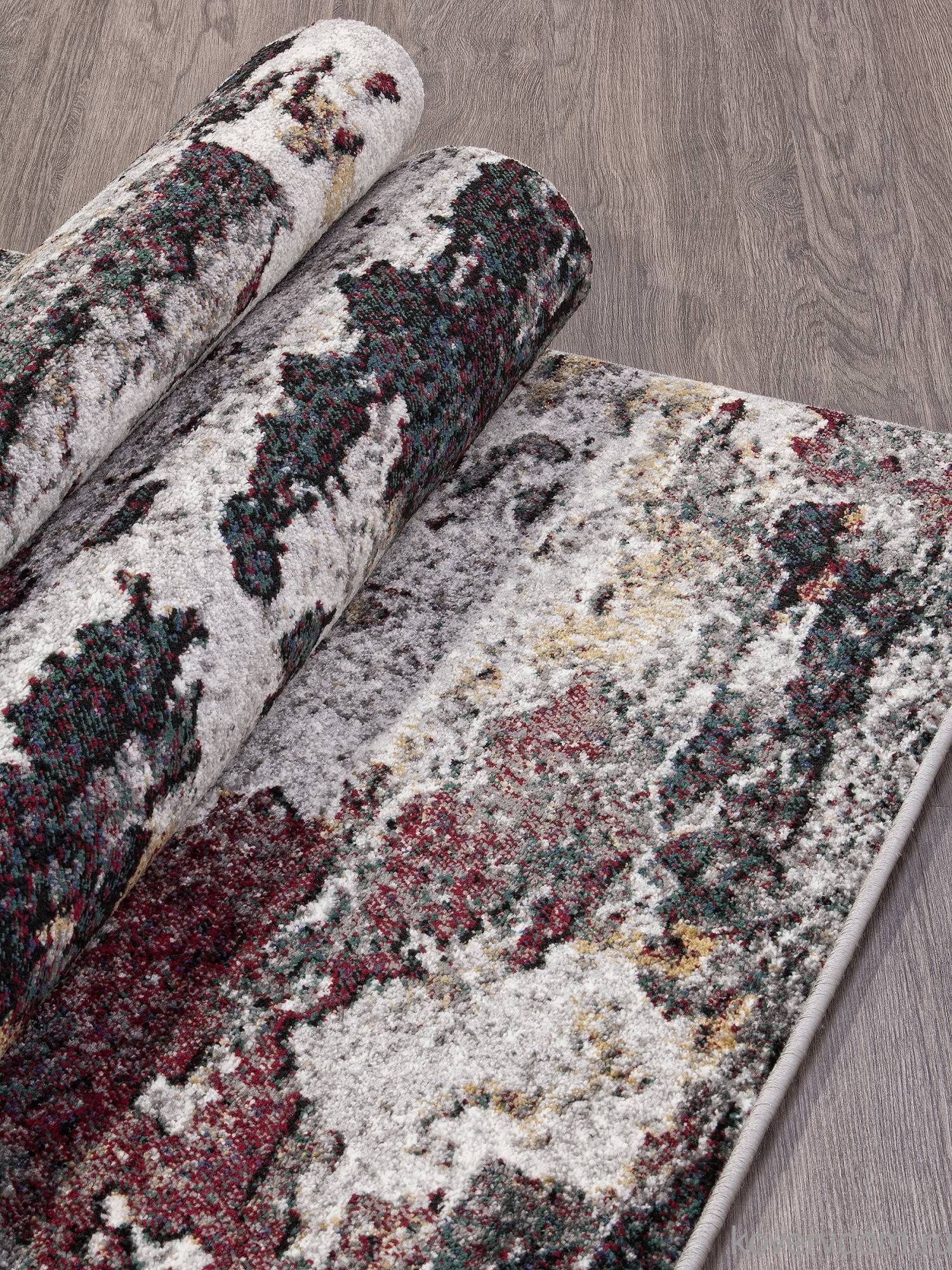 Ковер LONDON D824 GRAY-RED 2 Ковер LONDON D824 GRAY-RED 2