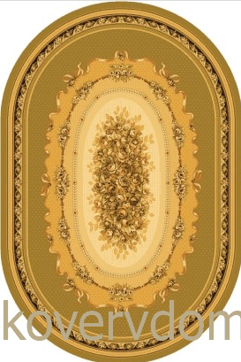 Ковер DIGNUS Samos dark olive ОВАЛ